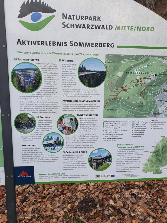 Ferienwohnung Nina Direkt In Zentrum Bad Wildbad Eksteriør bilde