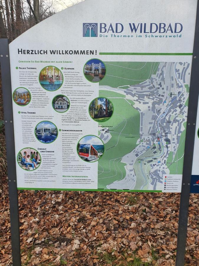 Ferienwohnung Nina Direkt In Zentrum Bad Wildbad Eksteriør bilde